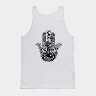 Hamsa Hand Pug Tank Top